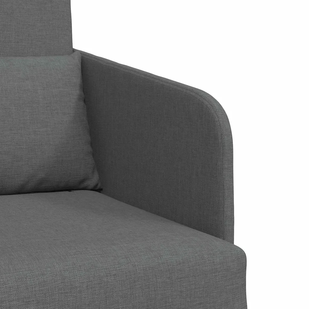 Divano letto-Sofa Letto-Daybed Grigio scuro 65 x 80 x 83 cm Tessuto