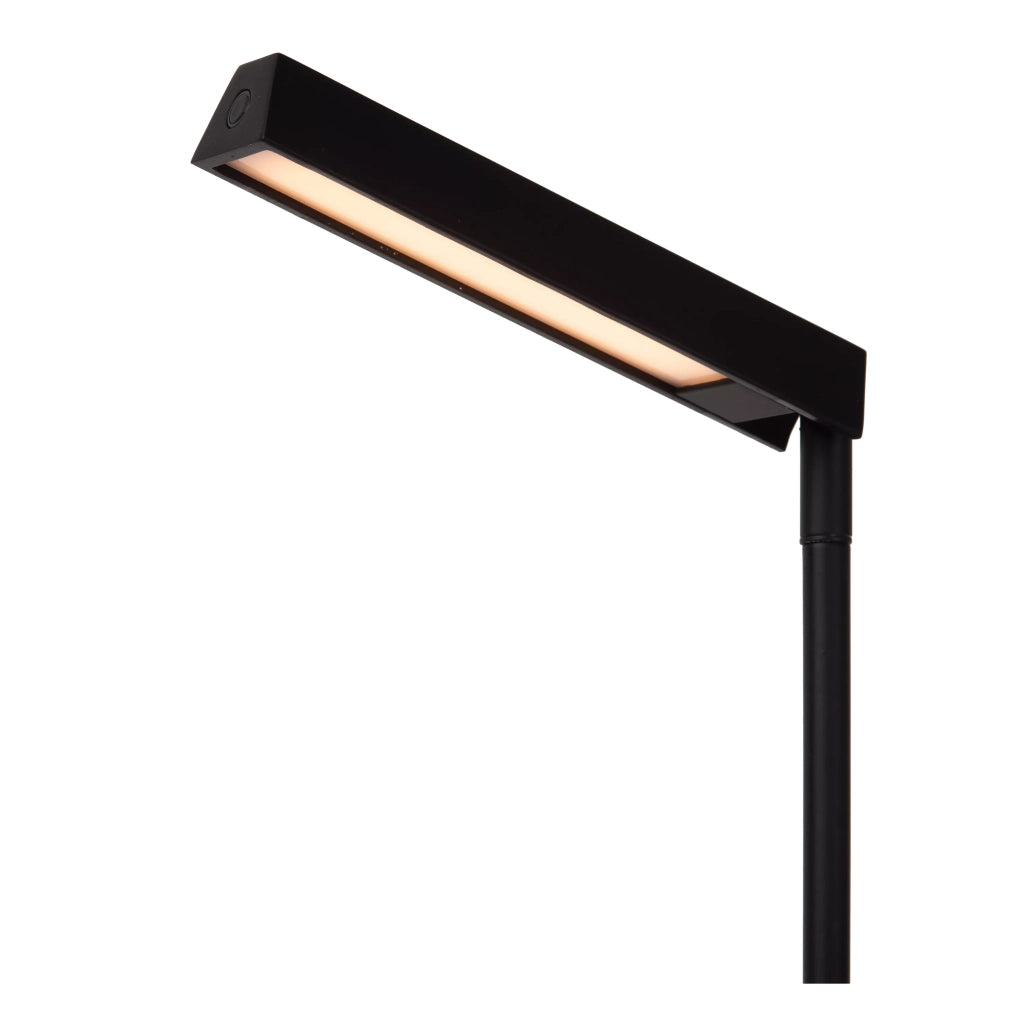Lampada da scrivania nera LED touch dimmer Lucide Lavale