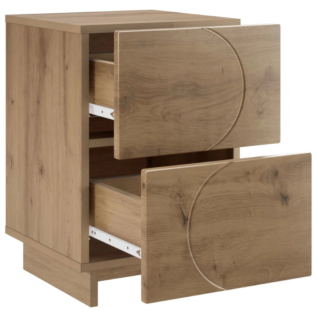 Armadio da Notte Rovere Artigianale 33,5 x 34,5 x 50 cm 8011403