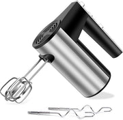 Mixatore Elettrico da Mano 1000W con 5 Velocità e Funzione Turbo - Incluso Accessorio da 4 pezzi in Acciaio Inossidabile