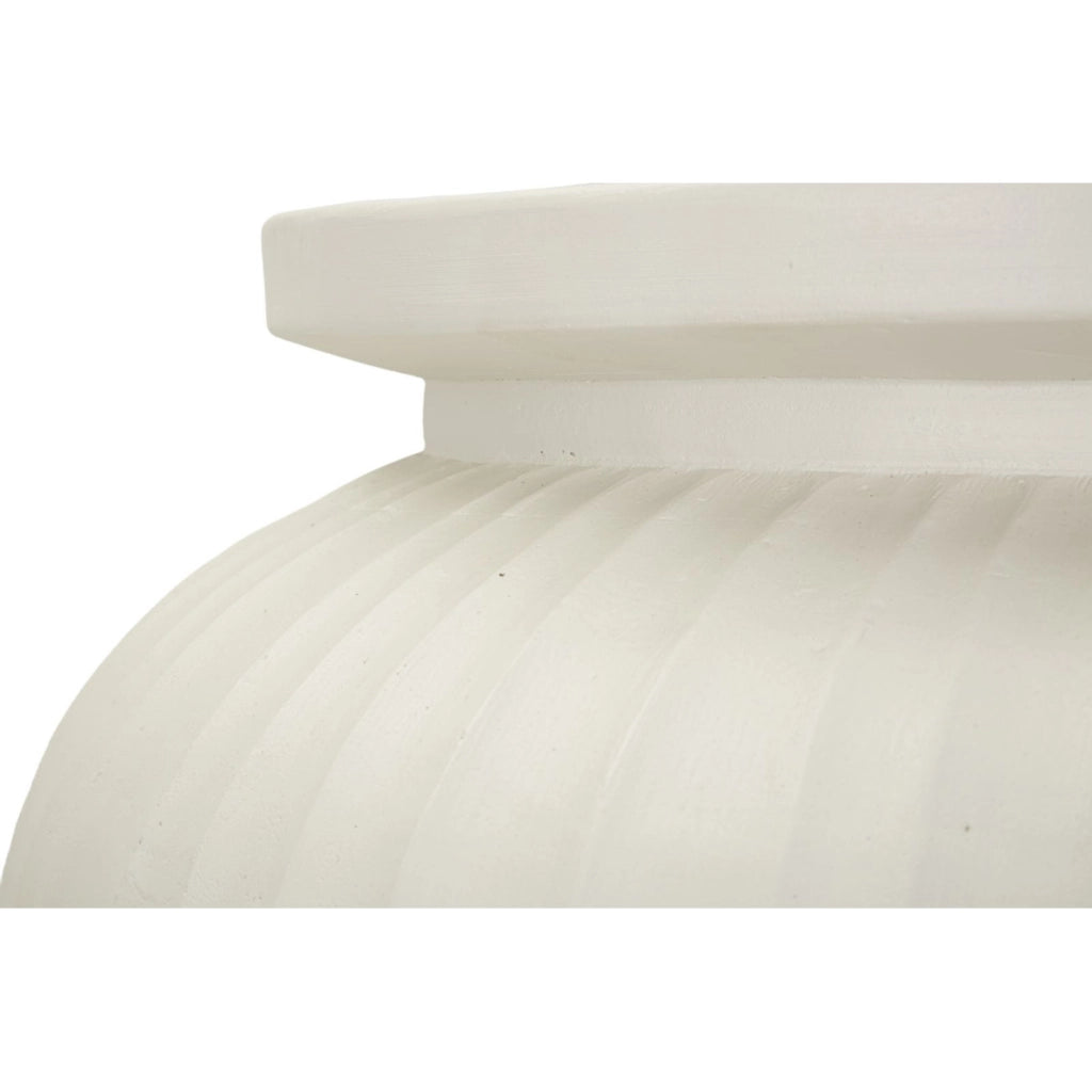Vaso Decorativo VKH810, Beige, Poliresina, 48x48x38 cm
