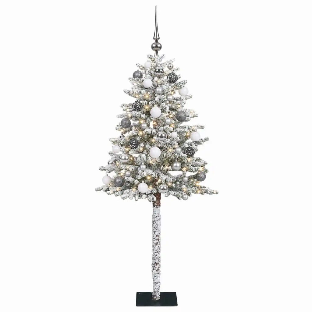 Albero di Natale Artificiale con Palline 150 cm 150 LED 3466182