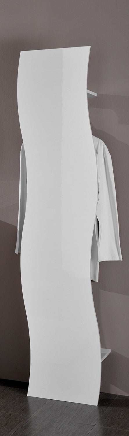 Appendiabito  40x26,6x185,2 cm Onda Bianco Lucido