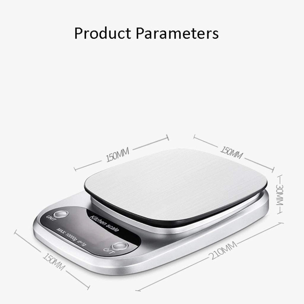 Trade Shop - Bilancia Digitale Accessorio Per Cucina Casa Elettronica Q-c305 Pesa Alimenti -