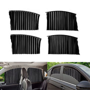 KIT 4 TENDA TENDINA PARASOLE RAGGI UV MAGNETICA AUTO ANTERIORE E POSTERIORE NERA