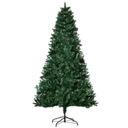 EasyComfort Albero di Natale 210cm Artificiale Pieghevole con Base Rimovibile, 1064 Rami, in PVC e Acciaio, Verde