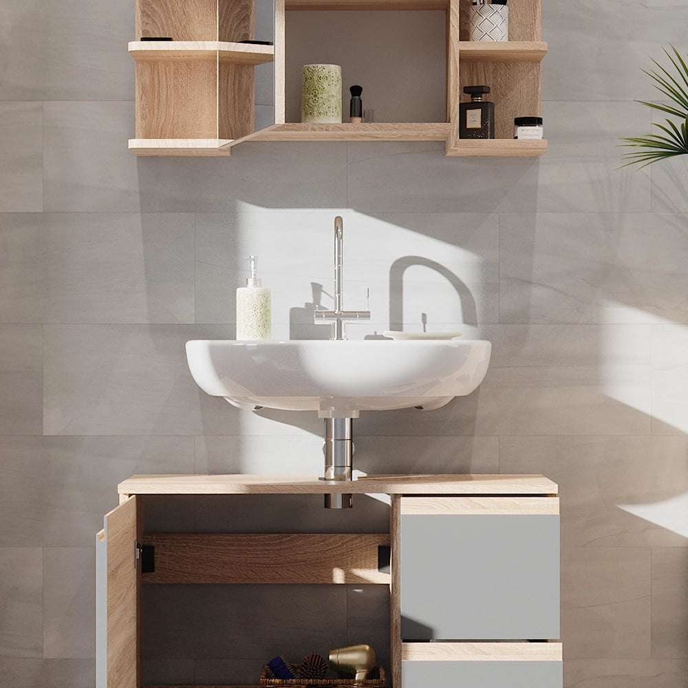 Vicco Set mobili bagno Sonoma 2 parti