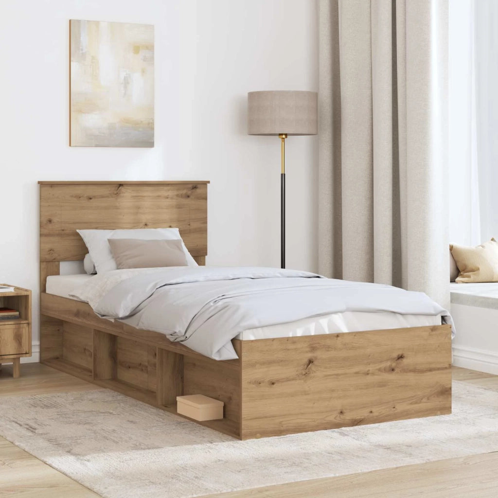 Struttura del letto-Giroletto Rovere Artigianale 100 x 200 cm 412258