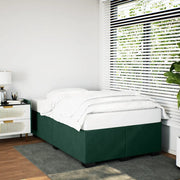 Giroletto senza Materasso Verde Scuro 120x190 cm Velluto