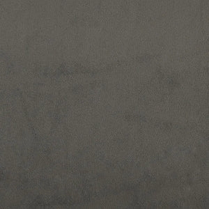 Testiera ad Orecchio Grigio Scuro 83x16x78/88 cm in Velluto