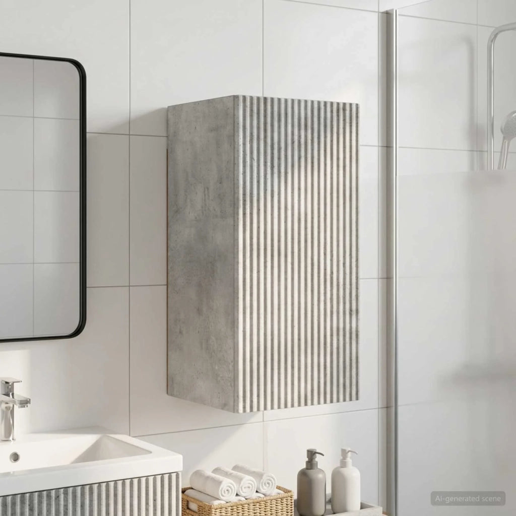 Armadio da bagno a muro ARNHEM Grigio Cemento 30 x 31 x 59 cm 896588