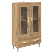 Credenza | Madia | Buffet da pranzo | Armadio da pranzo Rovere artigianale 70 x 31 x 115 cm Legno multistrato