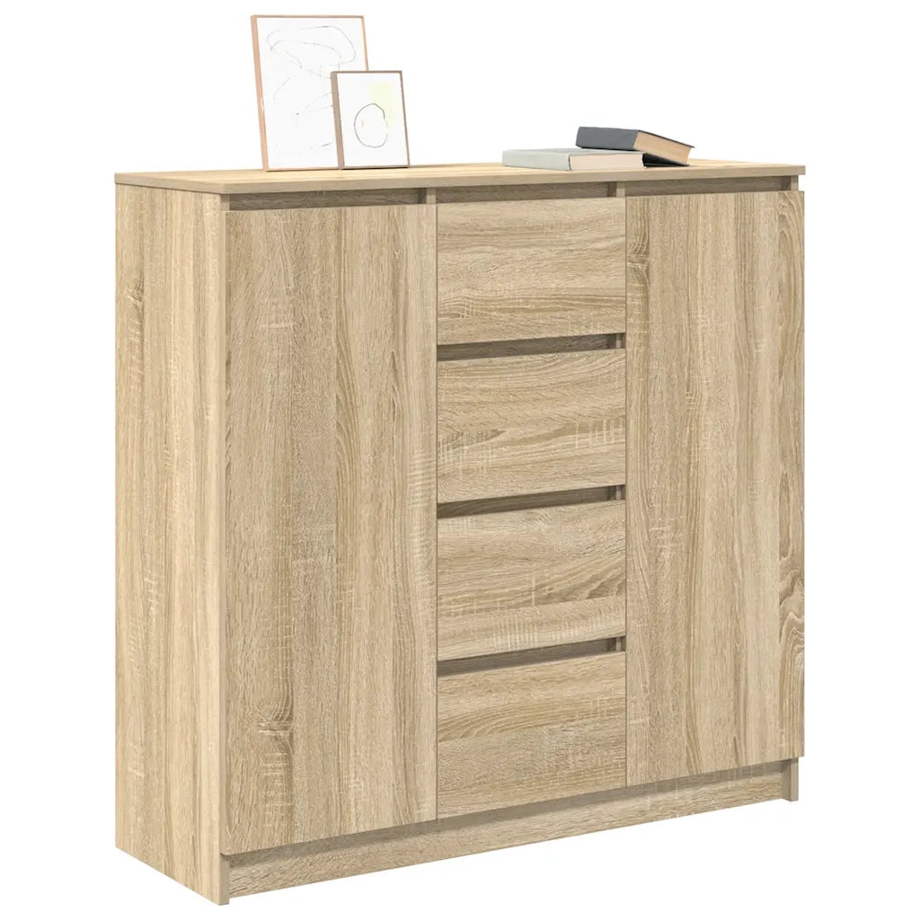Credenza con Cassetti Rovere Sonoma 100,5x35x98,5 cm Truciolato 3328455