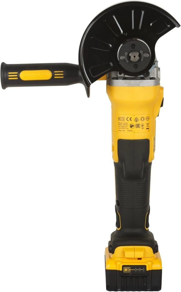 DEWALT DCG405P3-QW Smerigliatrice 125 mm a batteria 18V 3 batterie 5.0 Ah Caricabatterie e valigetta TStak