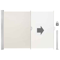 Hitee - Tenda a scorrimento laterale frangivista per terrazza, balcone, patio H160 cm