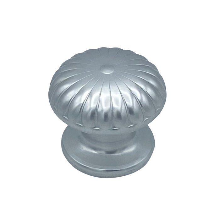 Pomolo fisso per porta SAGUATTI 161/60AB in alluminio argento lucido