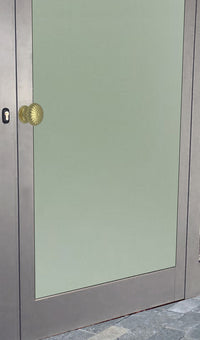 Pomolo fisso per porta SAGUATTI 161/60BB in alluminio oro lucido