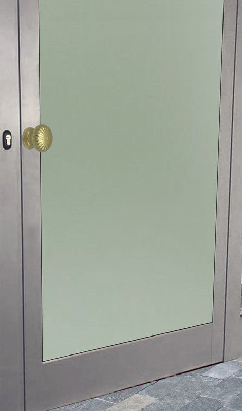 Pomolo fisso per porta SAGUATTI 161/60BB in alluminio oro lucido