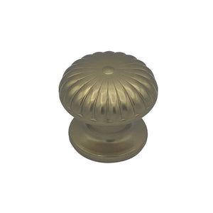 Pomolo fisso per porta SAGUATTI 161/60CB in alluminio bronzo lucido