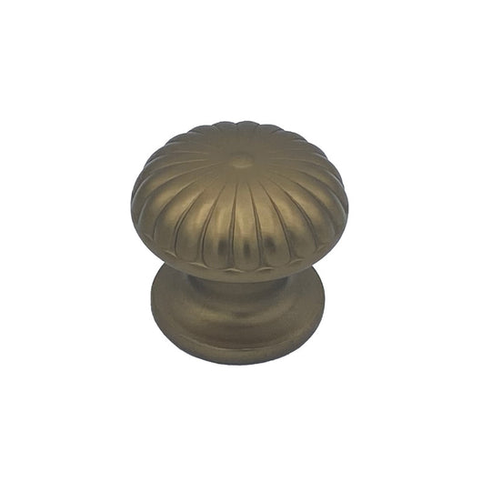 Pomolo fisso per porta SAGUATTI 161/60GB in alluminio bronzo satinato