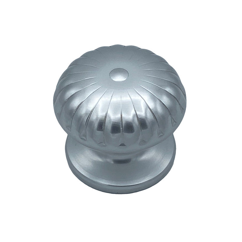 Pomolo fisso per porta SAGUATTI 161/70AB in alluminio argento lucido