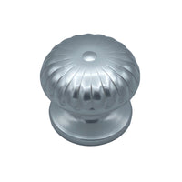 Pomolo fisso per porta SAGUATTI 161/70AB in alluminio argento lucido