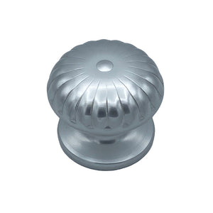 Pomolo fisso per porta SAGUATTI 161/70AB in alluminio argento lucido