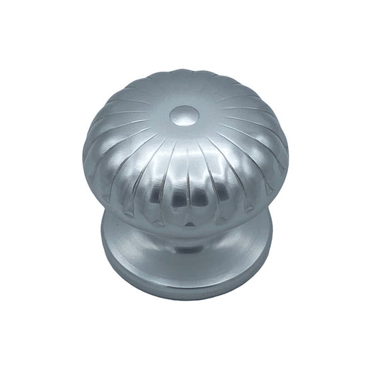 Pomolo fisso per porta SAGUATTI 161/70AB in alluminio argento lucido