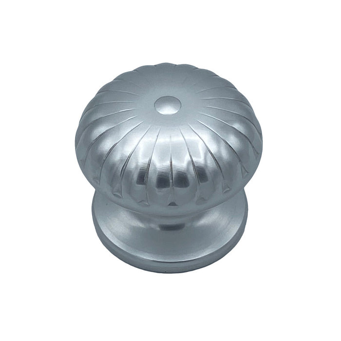 Pomolo fisso per porta SAGUATTI 161/70AB in alluminio argento lucido