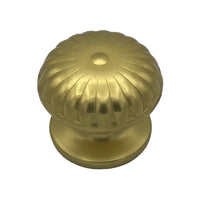 Pomolo fisso per porta SAGUATTI 161/70BB in alluminio oro lucido