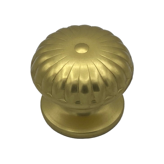 Pomolo fisso per porta SAGUATTI 161/70BB in alluminio oro lucido