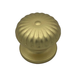 Pomolo fisso per porta SAGUATTI 161/70FB in alluminio oro satinato