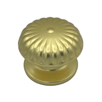 Pomolo fisso per porta SAGUATTI 161/80BB in alluminio oro lucido