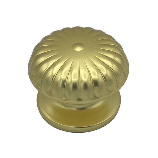 Pomolo fisso per porta SAGUATTI 161/80BB in alluminio oro lucido