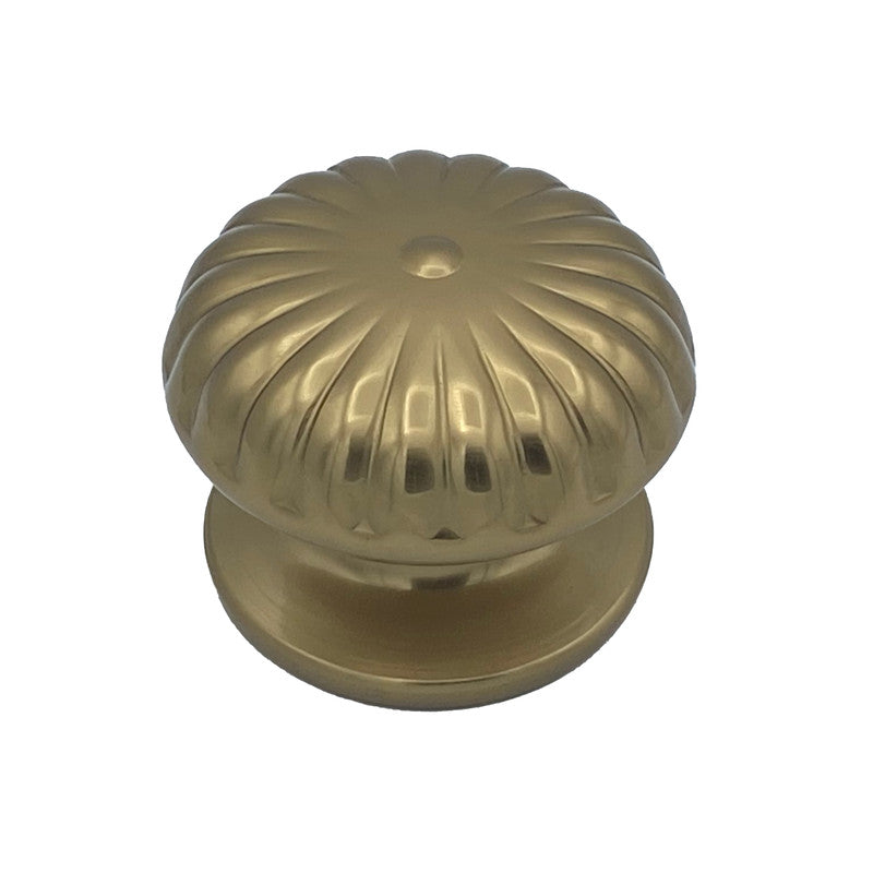 Pomolo fisso per porta SAGUATTI 161/80CB in alluminio bronzo lucido