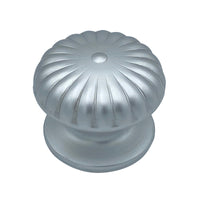 Pomolo fisso per porta SAGUATTI 161/80EB in alluminio argento satinato