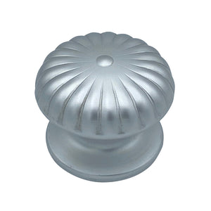 Pomolo fisso per porta SAGUATTI 161/80EB in alluminio argento satinato