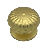 Pomolo fisso per porta SAGUATTI 161/80FB in alluminio oro satinato