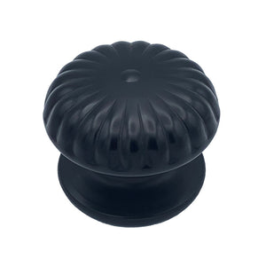 Pomolo fisso per porta SAGUATTI 161/80ZB in alluminio nero opaco