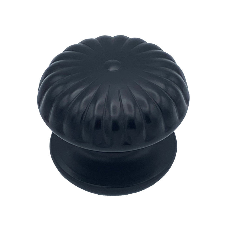 Pomolo fisso per porta SAGUATTI 161/80ZB in alluminio nero opaco