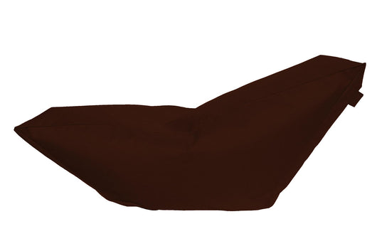 Poltrona Pouf Chaise Longue in Poliestere Avalli Banana Marrone