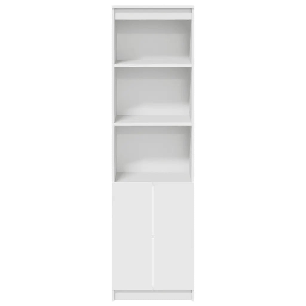 Credenza Bianca 50x35x180 cm in Legno Multistrato 3328462
