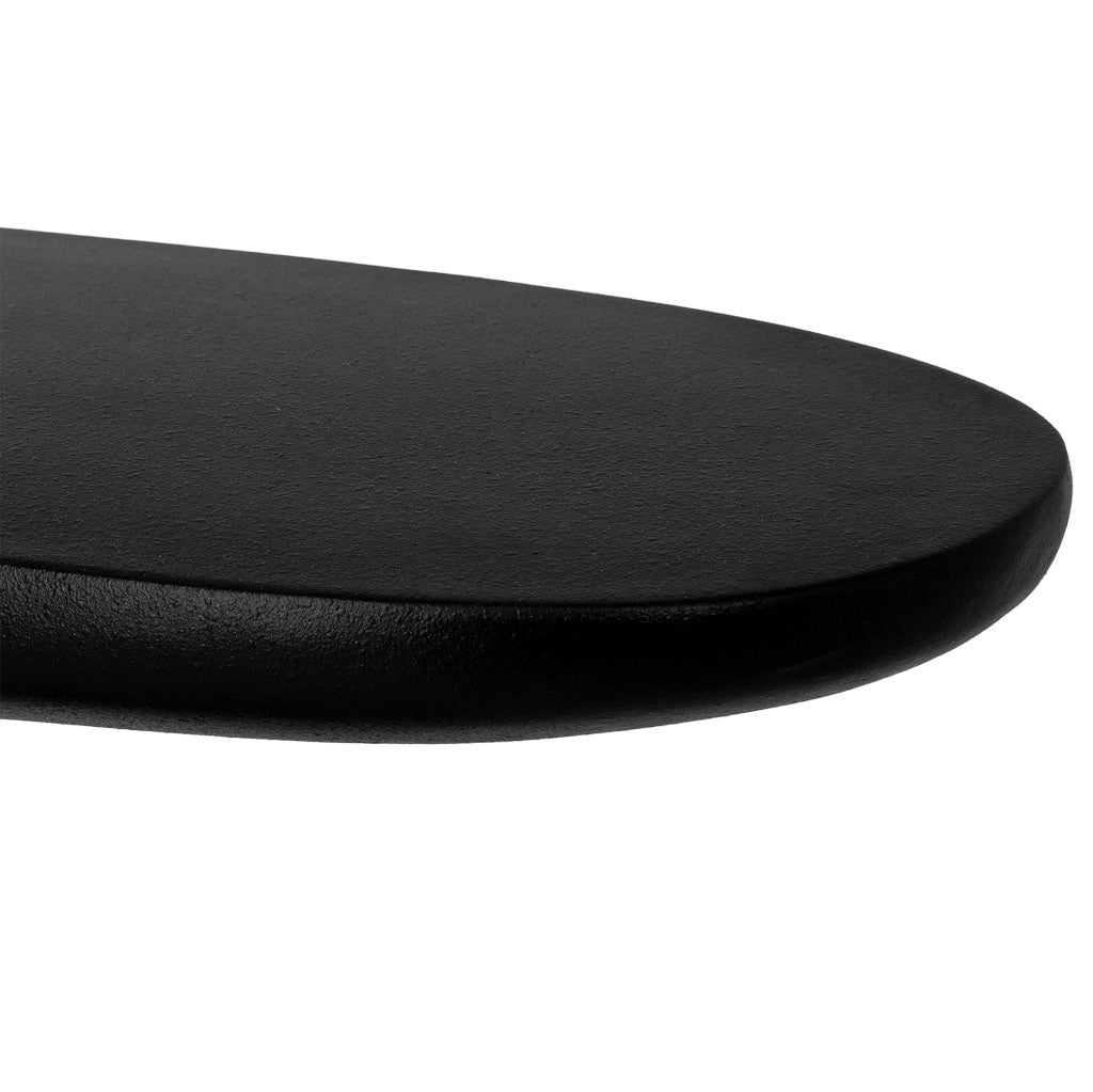 Mobile da ingresso in metallo nero e legno 98x26x85h cm