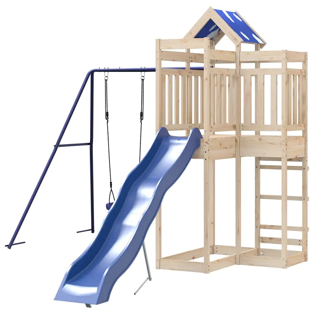 Set da Gioco da Esterno in Legno Massello di Pino 3278998