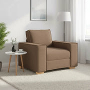 Poltrona-Divano Sedia-Sofa-Divanetto Marrone 60 cm Tessuto