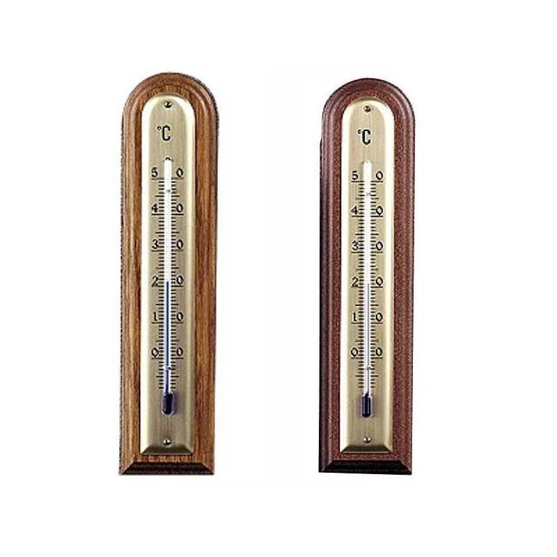 Termometro Legno Arrot. Noce Scuro 101436 Moller