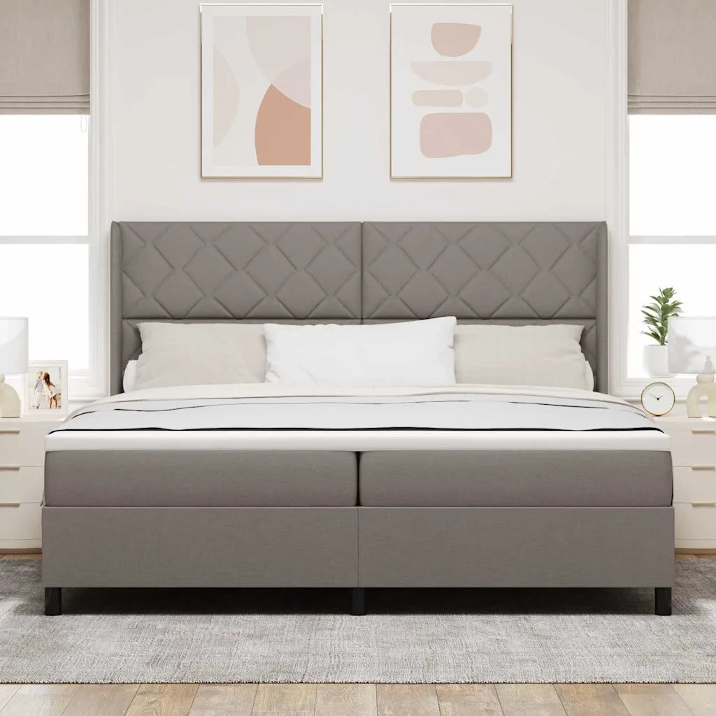 Letto a molle con materasso Talpa 200 x 200 cm Tessuto 3341732
