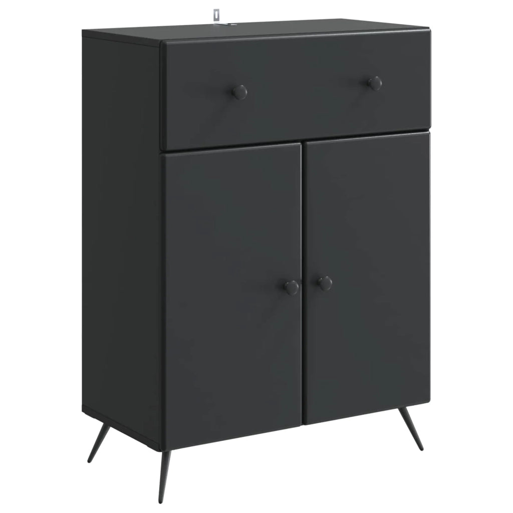 Credenza Nero 66 x 34,5 x 90 cm Legno ingegnerizzato 895556