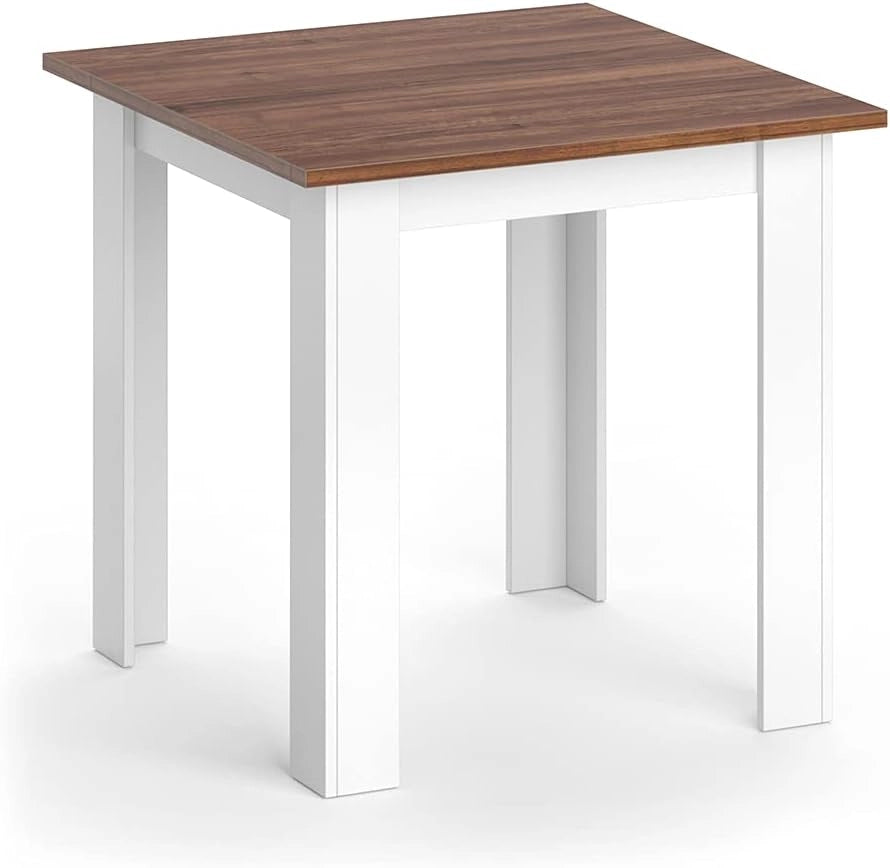 Tavolo da pranzo Karlos, Bianco, 80 x 80 cm, adatto per 2–4 persone per l'utilizzo nella zona pranzo