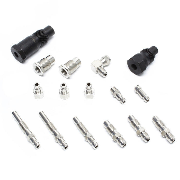 Tester compressione motore per auto e camion con motori diesel TDI e CDI, 0-70 bar, set da 21 pezzi per ripristinare compressione motore